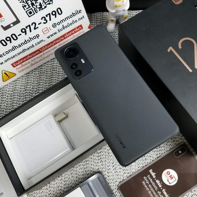 ขาย/แลก Xiaomi12 Pro 8/256GB Black รอมจีน สวยมากๆ Snapdragon8 Gen1 เพียง 25,900 บาท  4