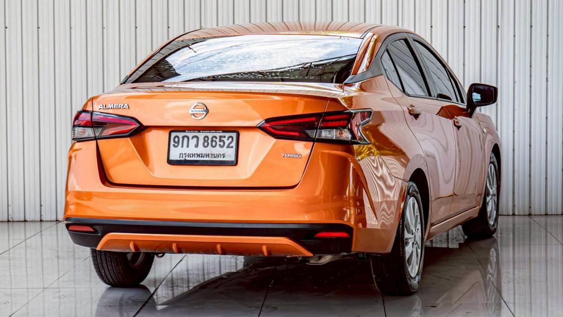 NISSAN ALMERA 1.0 EL ปี 2021 สีส้มโฉม ปี19-ปัจจุบัน รูปย่อยที่ 4