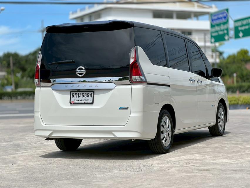 ปี 2017 NISSAN SERENA HYBRID 2.0 X สีขาว เบนซินไฟฟ้า ตัวท็อป 4