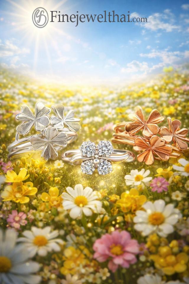 Finejewelthai Flower Love Ring แหวนดอกไม้ แหวนแห่งจินตนาการ ราคาพิเศษ