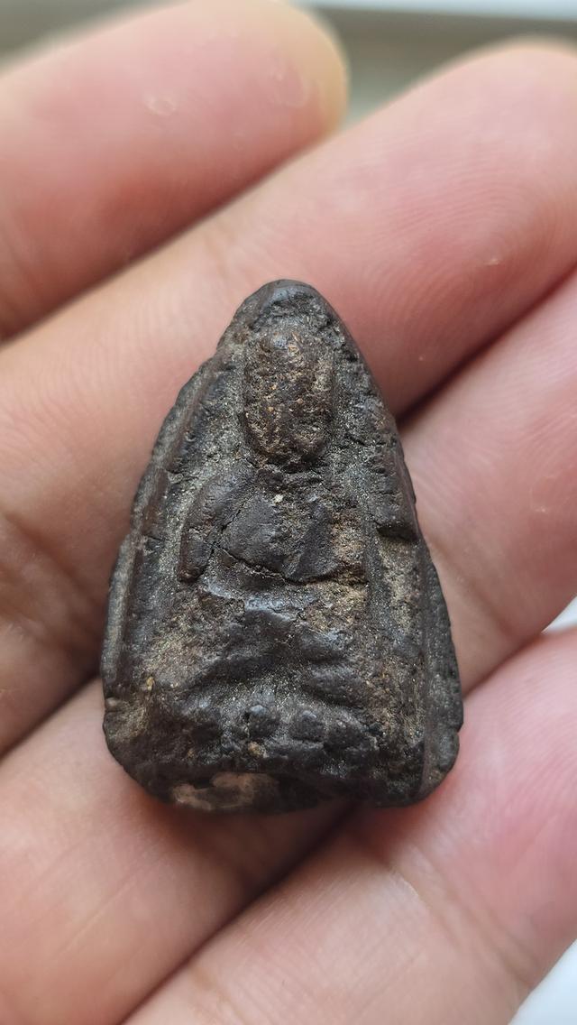 หลวงพ่อทวดเนื้อว่าน ปี 2497 พิมพ์กลางอกแฟบ(หน้ากลม) รูปที่ 7