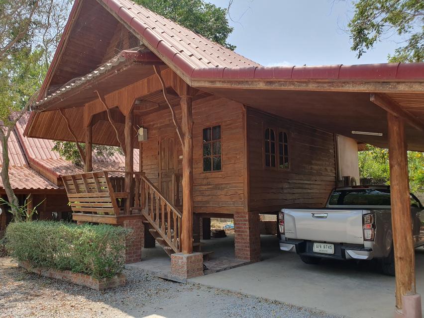 ขายรีสอร์ทพร้อมบ้านพักไม้สักแท้ 4