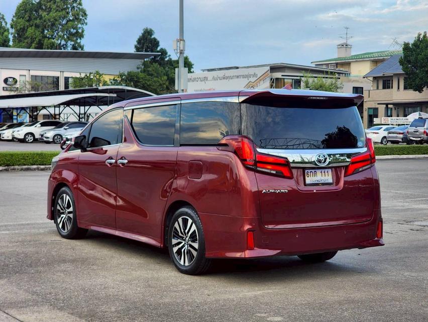 รหัสรถ 67GG552 🚙🚐TOYOTA ALPHARD SC 2019 แท้ วิ่ง 140,000 km. สีแดง ภายในดำ ตัวTOP MULTIMEDIA