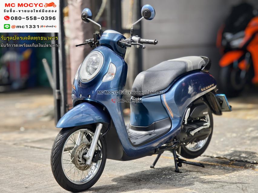 Scoopy i 2021 วิ่ง6000โล รถบ้านมือเดียว เครื่องท่อเดิม เล่มเขียวชุดโอนครบ No1210    2