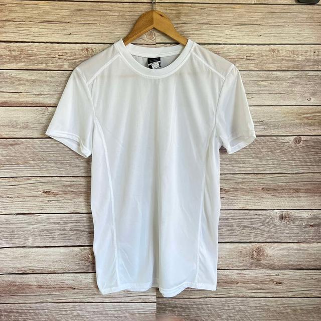 cotton on เสื้อกีฬาสีขาวล้วน