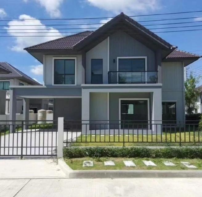 ให้เช่าบ้านเดี่ยวหลังมุม พร้อมเฟอร์นิเจอร์ วิวสวน โครงการเพฟ ปิ่นเกล้า - ศาลายา 1