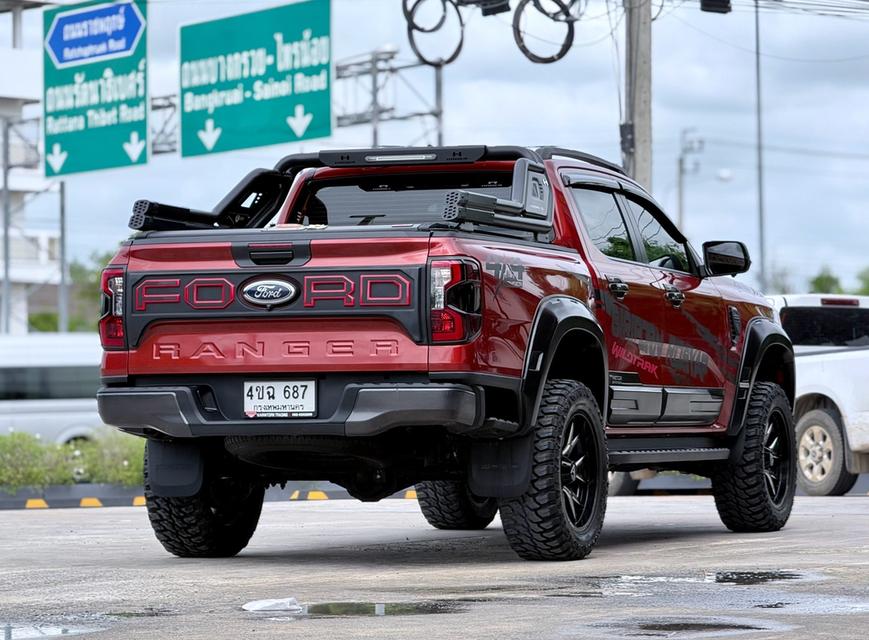 2023 FORD RANGER, 2.0 SPORT 4WDโฉม HI-RIDER DOUBLE CAB เกียร์ออโต้ สีส้ม รูปที่ 6