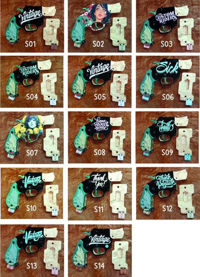 ปืนยิงยางที่ฟังเพลงได้ S-01 Vintage Rubber Band Gun with MP3  Player รูปที่ 12