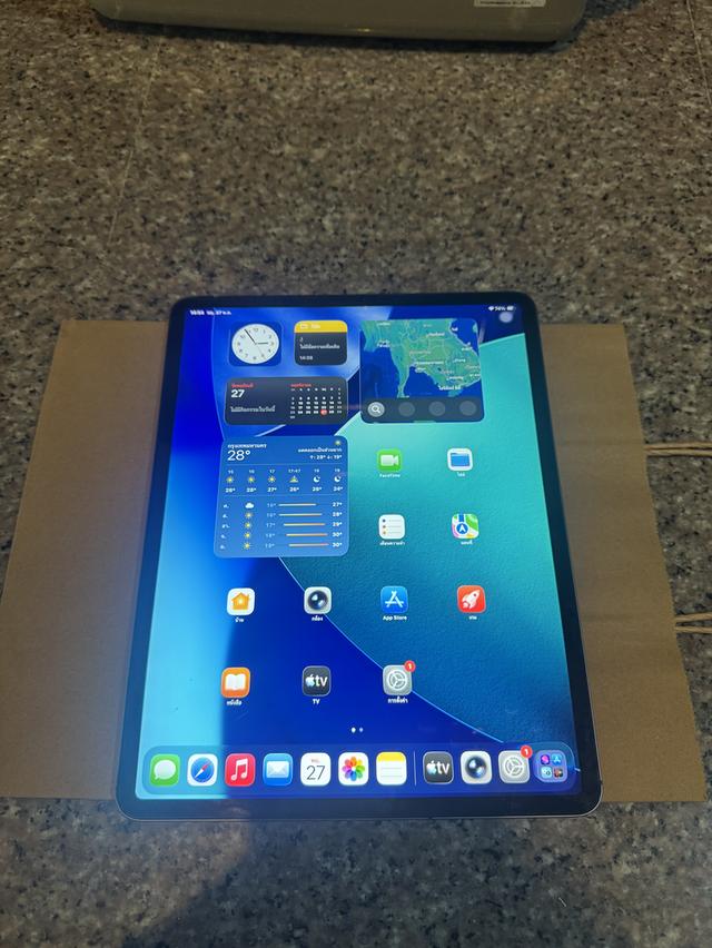 ขายๆๆๆถูกๆๆiPadPro12.9นิ้วสีSpace Gray 256กิ๊กWifi Celluer ใส่ซิมได้ใช้งานดีทุกๆฟังชั่นสูนTrueทุกๆฟังชั่นรีสโตได้ตลอดไม่มีติดไอคราว Model TH/A   สภาพ: