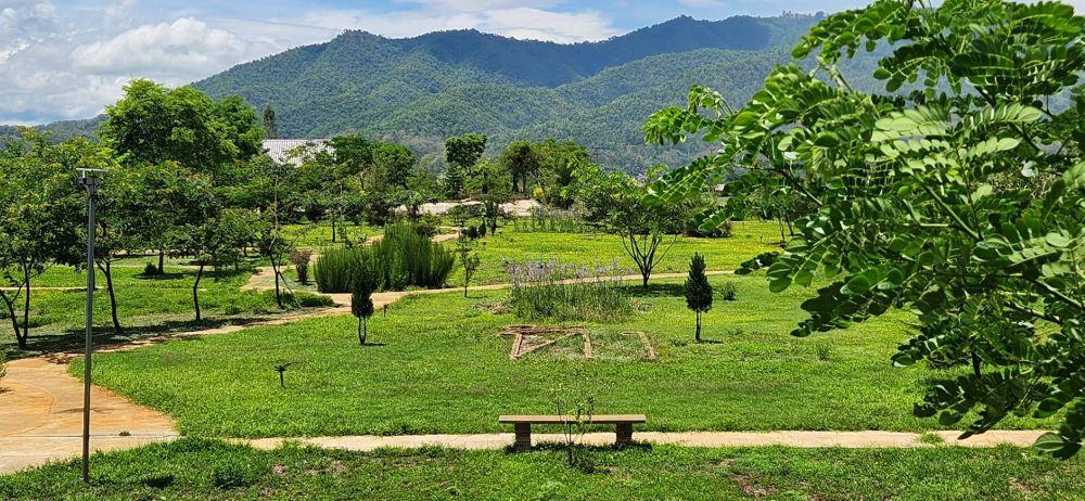 ขายที่ดินพร้อมบ้านพักตากอากาศ วิวเขาล้อมรอบ เงียบสงบ ตรงข้ามวัดท่าตอน จ.เชียงใหม่  7