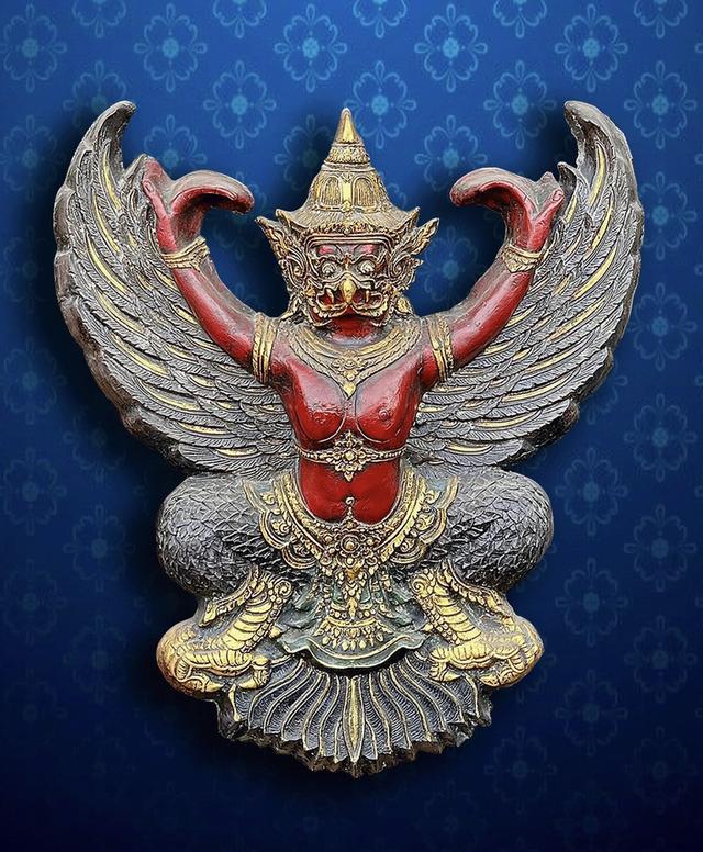 พญาครุฑศาลเก่า ครุฑหน้าดุ ขนาด80ซม ครุฑหน้าศาล