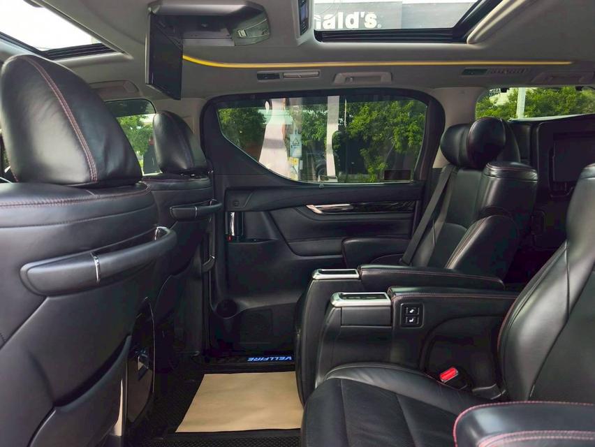รหัสรถ KPV6561 2015 TOYOTA VELLFIRE 2.5 ZG TOP สุด สีดำ 10