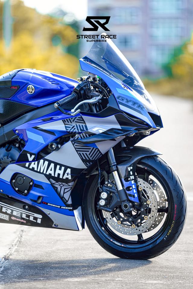 2021 Yamaha yzf-r6 น้ำเงิน รถปี 2021 รถสวย มือเดียว ของแต่งท่วมๆ 11