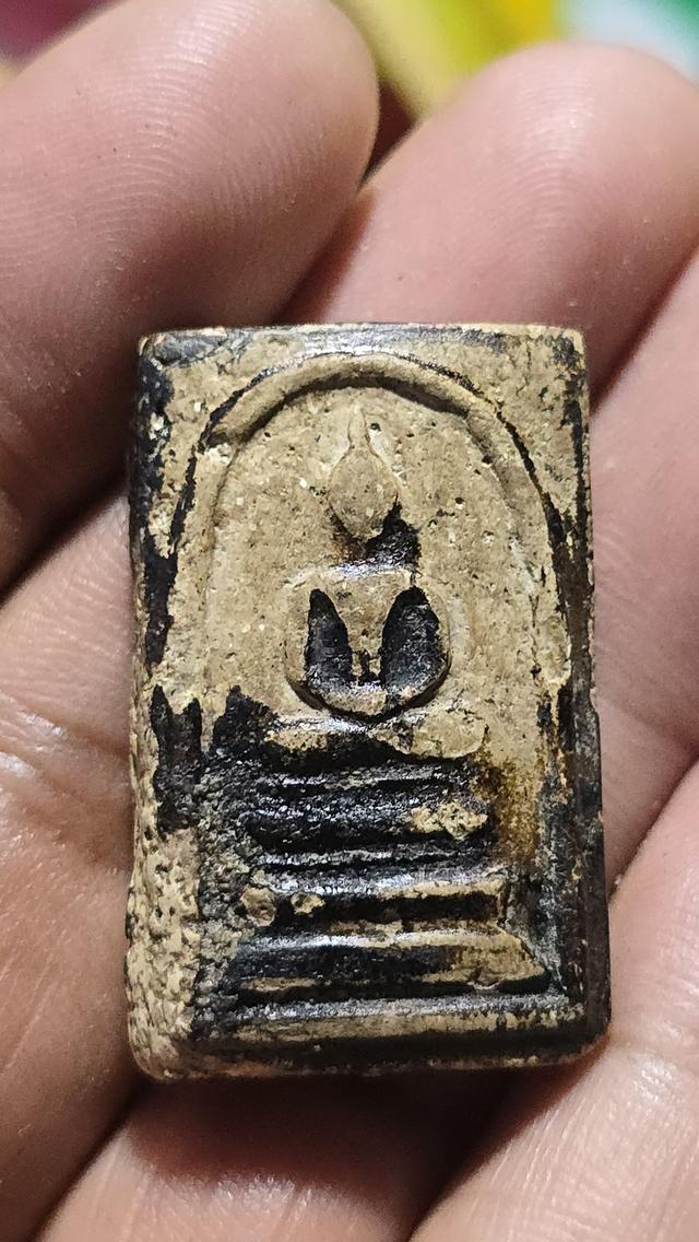 พระสมเด็จวัดะฆัง พิมพ์ฐานแซม ลงรัก