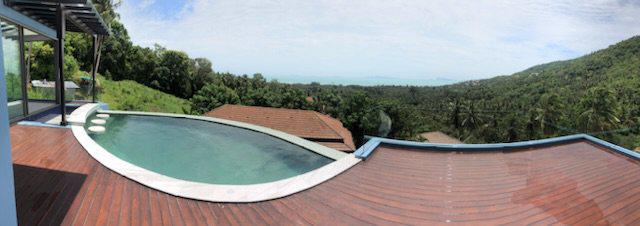 ขายที่ดิน พร้อมบ้าน pool villa see view ทะเล 180 องศา ที่บางมะขาม เกาะสมุย เนื้อที่ 6-3-88.2 ไร่ 4