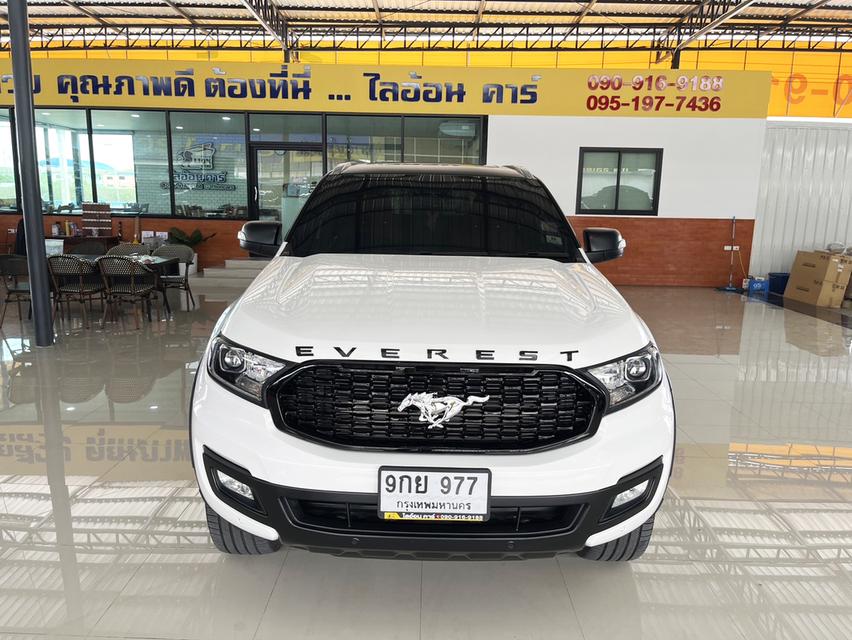  Ford Everest 2.0 Titanium+ (ปี 2020) SUV AT รถครอบครัว 7 ที่นั่ง ออกรถใช้เงิน 0 บาท..... พร้อมของแต่งสุดเท่+แร็ปหลังคาดำ Black Top ฟรีทะเบียนสวย  2