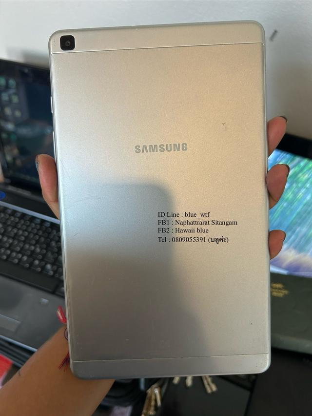 Samsung Tab A 8.0 (2019) จอ8นิ้ว ใส่ซิมโทรได้ 4G Android 11โหฃดได้ทุกแอพ สภาพสวย ใช้งานปกติ 1