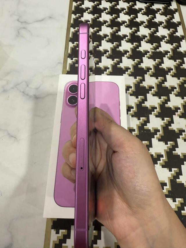 ขายโทรศัพท์ iPhone 16 Plus สีชมพู 5