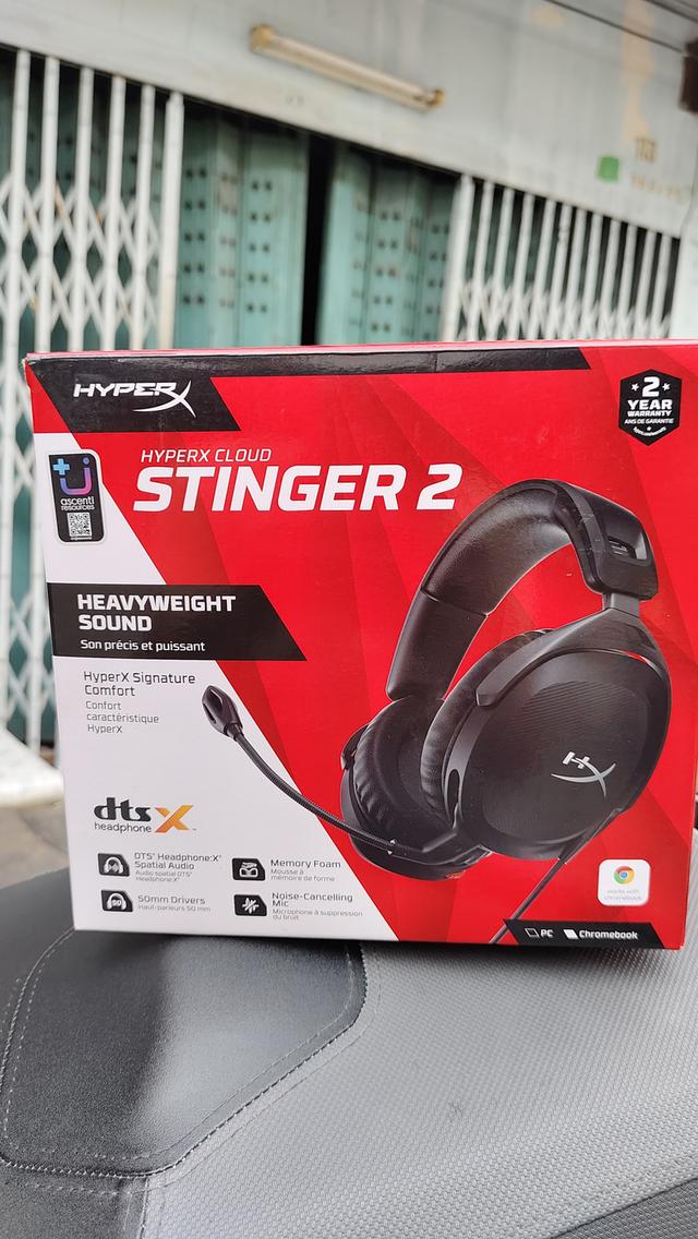 HyperX Cloud Stinger 2 Headset DTS Headphone:X Spatial Audio หูฟัง พร้อมไมโครโฟน มีสาย รับประกันสินค้า 1ปีกว่า 