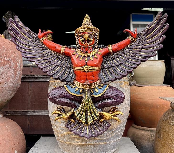 พญาครุฑแขวนผนัง รูปหล่อพญาครุฑ ขนาด70ซม