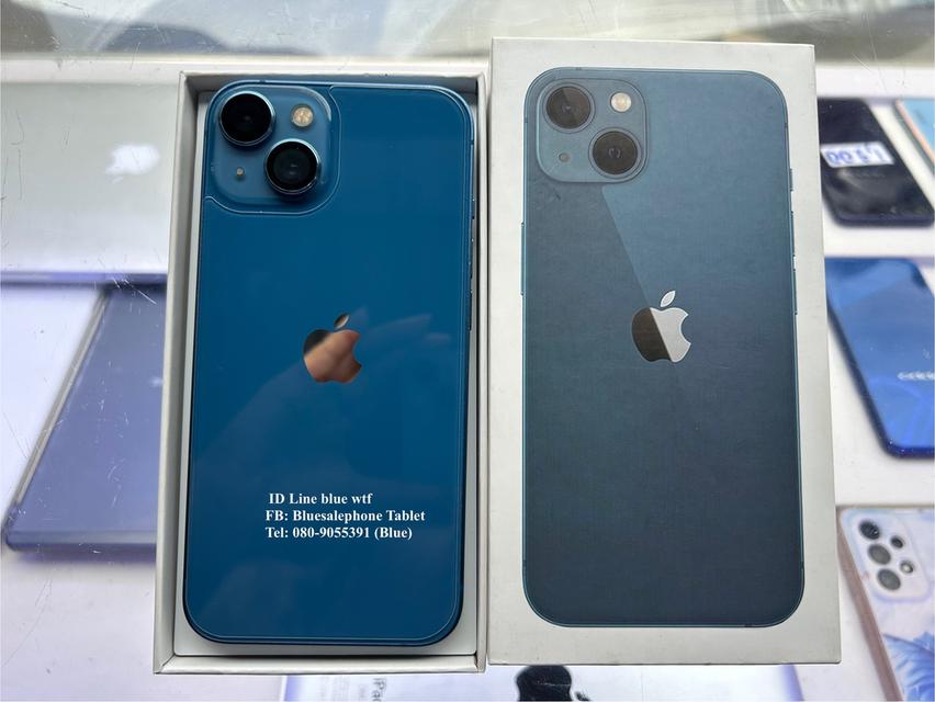 IPhone13 128GB TH เครื่องศูนย์ไทย อุปกณ์ครบยกกล่อง ไม่ติดล็อค แบตดี ใข้งานปกติ สภาพสวย