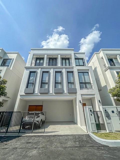 P666 ให้เช่า ขาย บ้านเดี่ยววิลล่าหรู 3 ชั้น โครงการ แอร์รี่ ศรีนครินทร์-กรุงเทพกรีฑา AERIE Srinakarin-Krungthep Kreetha ตกแต่งสวย พร้อมเช่า 20 กรกฎาคม 1