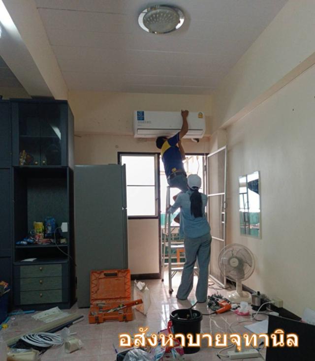 รูป งานรีโนเวท ตกแต่งภายใน งานระบบไฟฟ้า งานติดตั้งแอร์ >0658289624 6