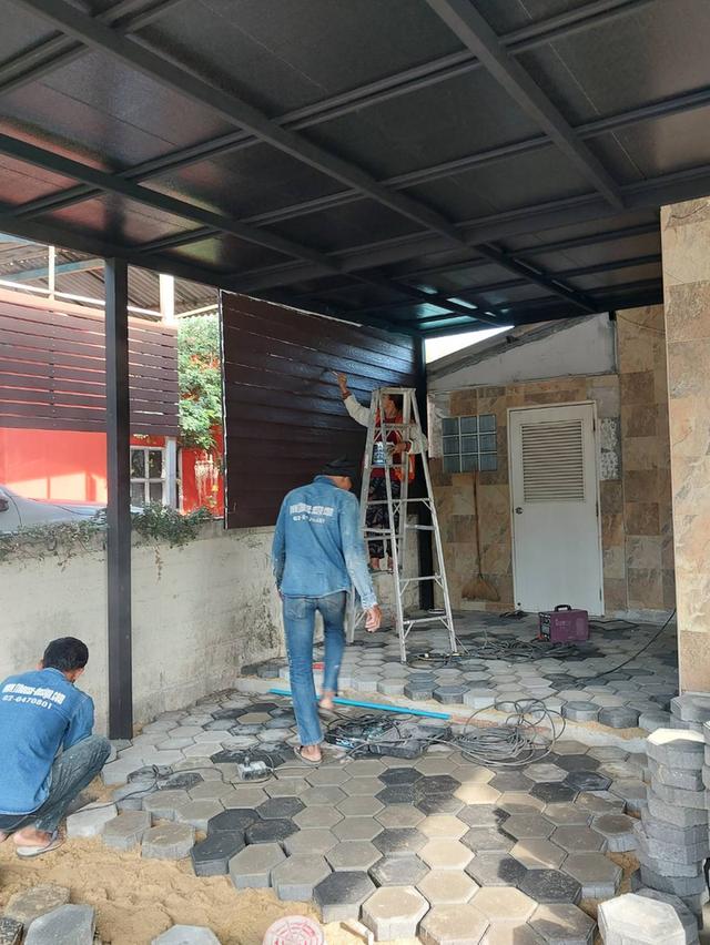 ต่อเติมโครงหลังคาบ้าน แบบโมเดิร์น รูปที่ 13