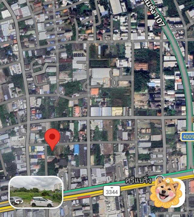 📍ที่ดินเปล่า 202ตรว.ซอยศรีด่าน5 ถนน ศรีนครินทร์ต.สำโรงเหนือ อ.เมืองสมุทรปราการพื้นที่สีส้ม 65,000/ตรว.โอนคนละครึ่ง 4
