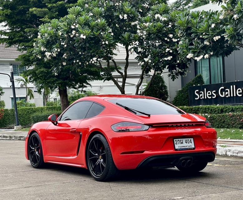 รหัสรถ AP404 Porsche 718 Cayman สี Lava orangeปี 2016 จด 2017