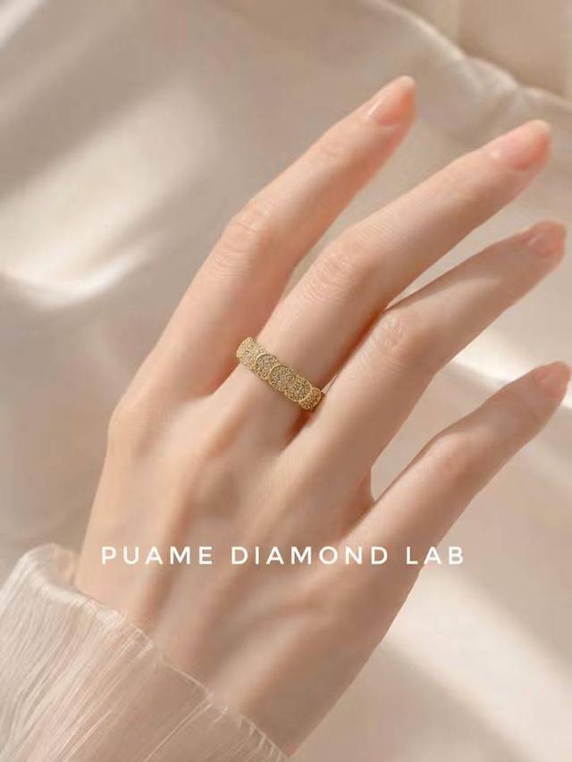 แหวนเพชร เพชรคัดสรรอย่างพิถีพิถัน ดีไซน์โดดเด่น งานผีมือละเอียดประณีตพร้อมใบรับประกันสินค้าที่ปุอามี่ Diamond Lab Rama2(095-8894732) รูปที่ 2