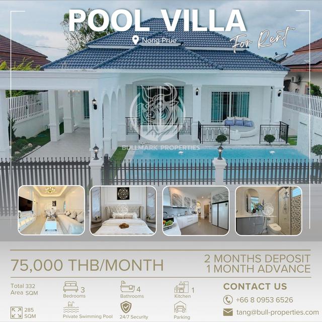 “Luxury Pool Villa in Nong Prue | Fully-Furnished & Move-In Ready — Only 75k/Month!” 1