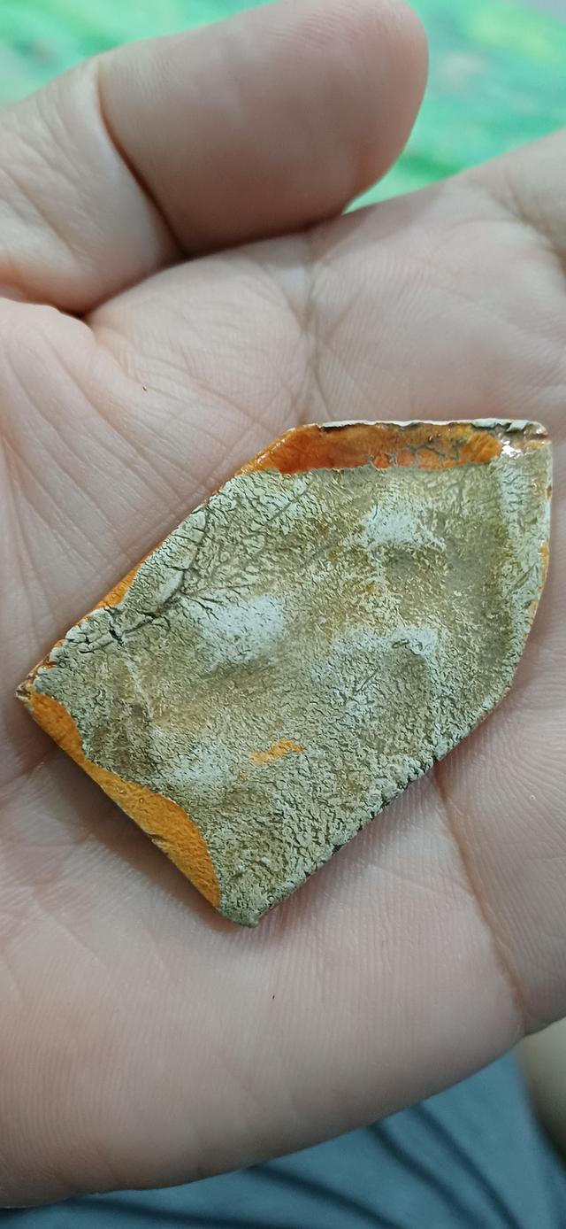 พระขุนแผนพิมพ์ห้าเหลี่ยมอกใหญ่ เนื้อกระเบื้องเคลือบ กรุวัดใหญ่ชัยมงคล อยุธยา รูปที่ 6