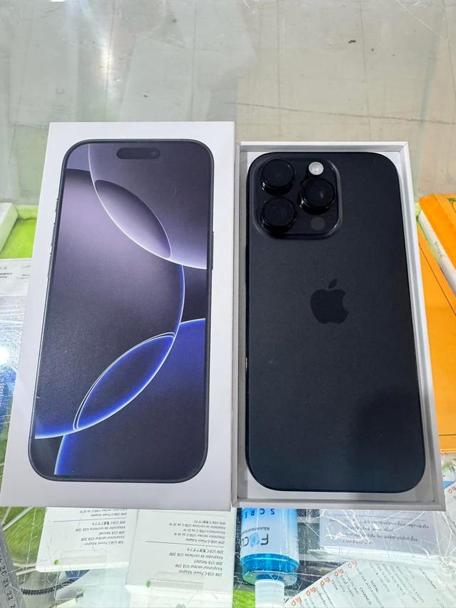 iPhone 16 pro สีดำ