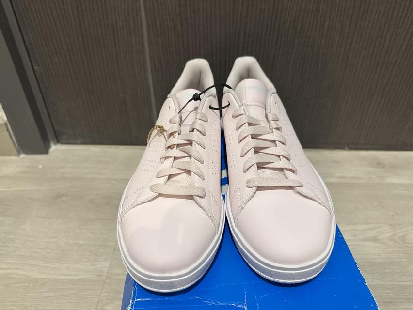 Adidas Advantage Base 2.0 Shoes White / Blush Pink Various Sizes - Women (No Box)