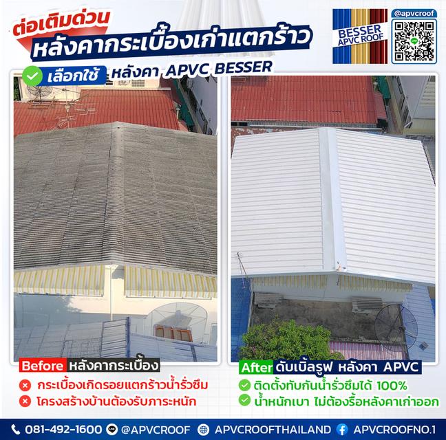 หลังคารั่วแต่ไม่อยากช้ำใจกับการรื้อ? จบปัญหาด้วย "ดับเบิ้ลรูฟ"!