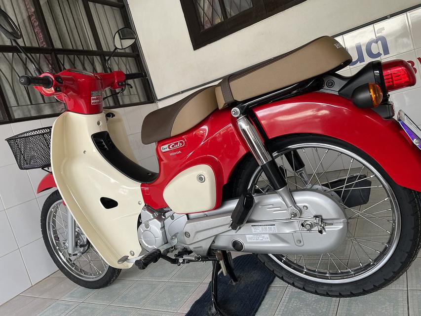 Super Cub รถมือเดียว ไม่เคยล้ม สภาพพร้อมใช้ เอกสารครบ เครื่องเดิม ศูนย์ดี ชุดสีสวย มีผ่อน มีเก็บปลายทาง วิ่ง5000 ปี63 6