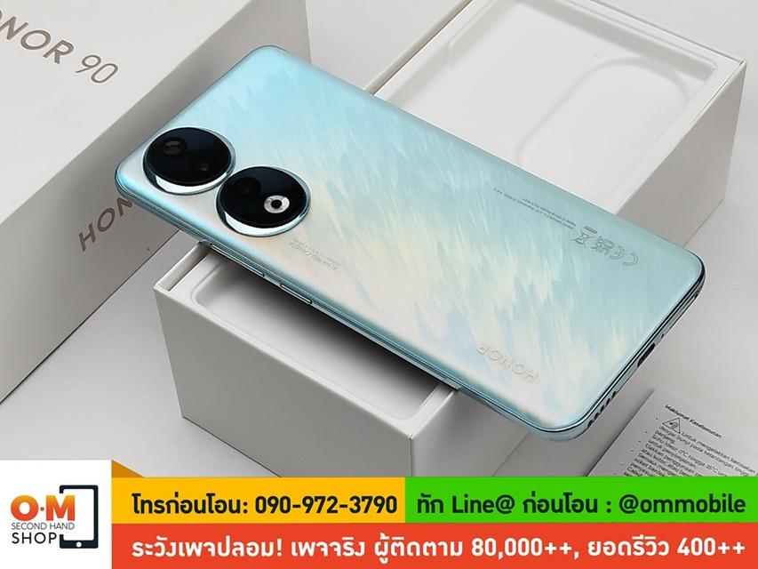 ขาย/แลก Honor 90 Peacock Blue 12/256 ศูนย์ไทย สภาพสวย ครบกล่อง เพียง 7,900 บาท 4