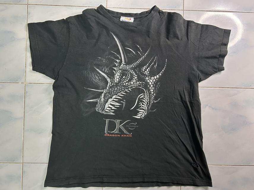 🐉 [Vtg. Euro] เสื้อมังกร Dragon Khan - สกรีนหน้าหลังทะลุตัว (สภาพเซอร์โคตรได้!)