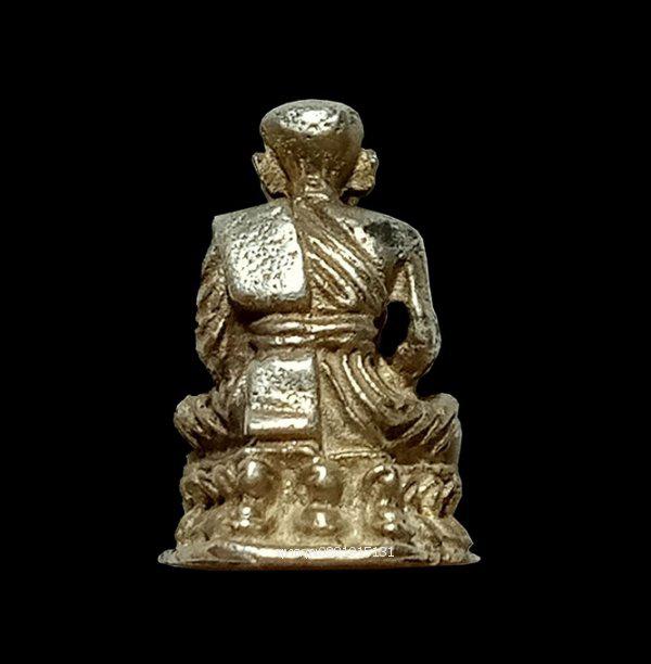 รูปหล่อหลวงพ่อทวดจิ๋ว เนื้อเงิน วัดช้างให้ ปัตตานี ปี2535 5