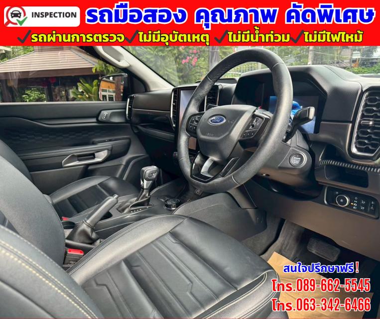 🔴ปี2025 Ford Ranger 2.0 DOUBLE CAB Sport 4WD. 🔴ไมล์แท้ 27,xxxกม. 🔴ยังมีรับประกันศูนย์ ถึง2028 13