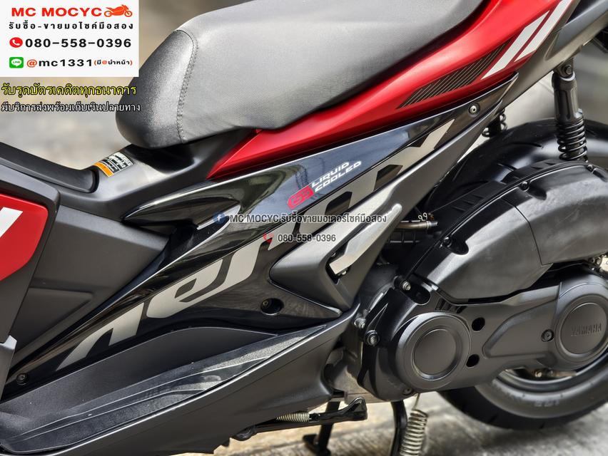 Aerox 2017 รถบ้านแท้มือเดียวเครื่องท่อเดิม กุญแจบุคเซอวิสครบ เล่มเขียวชุดโอนครบ No1216   11