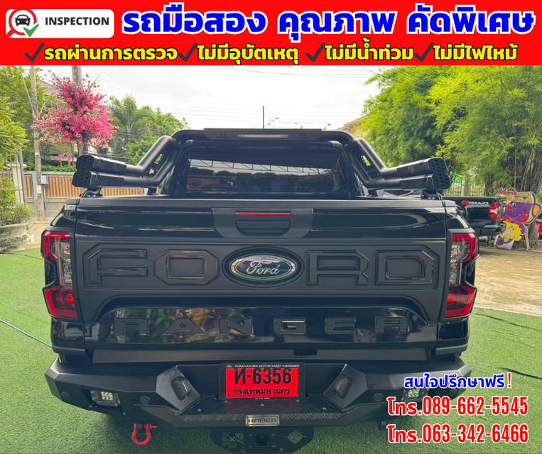 🔴ปี2025 Ford Ranger 2.0 DOUBLE CAB Sport 4WD. 🔴ไมล์แท้ 27,xxxกม. 🔴ยังมีรับประกันศูนย์ ถึง2028