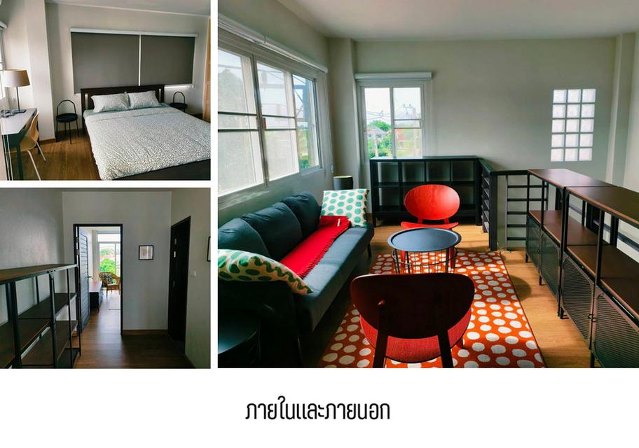 โครงการ ป่าตันทาวน์โฮม ตำบลช้างเผือก เมืองเชียงใหม่ ให้เช่าทาวน์โฮม 3 ชั้น 25 ตารางวา 2 ห้องนอน 3 ห้องน้ำ (มีให้เลือกแบบบ้านเปล่า และเฟอร์ครบ) 11