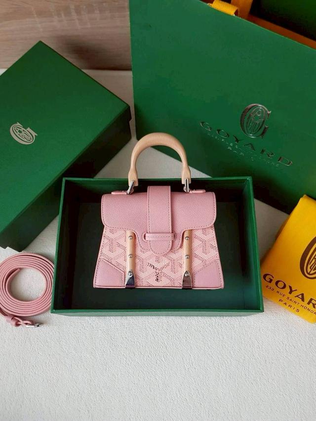 Goyard Saigon Structure  (✅12,900฿) Nano Size : 11.5×7×14.5cm