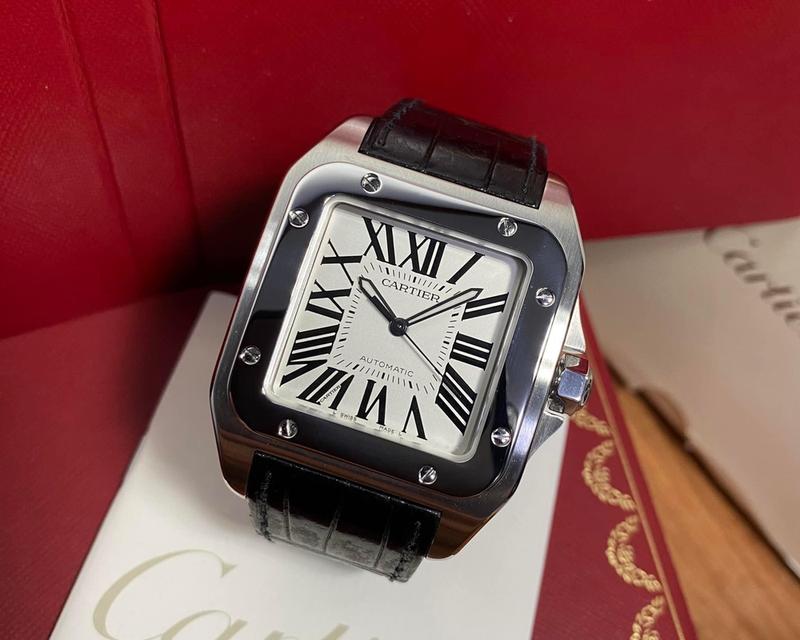 ขายนาฬิกา Cartier Santos อุปกรณ์ครบกล่อง 2