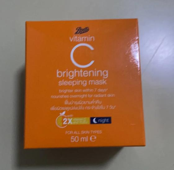 Boots Vitamin C Brightening Sleep Mask 3