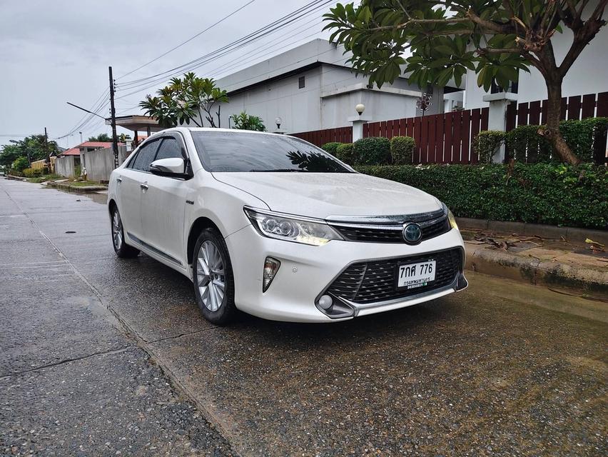 🚗Toyota Camry ปี 15 จด16   2.5 HD🔥Hybrid Premium  ตัว Top สุด🔥ตัวท็อป เครื่อง 2.5 เกียร์อัตโนมัติ🔥รถบ้านมือเดียว ป้ายแดง🔥รถสวยพร้อมใช้