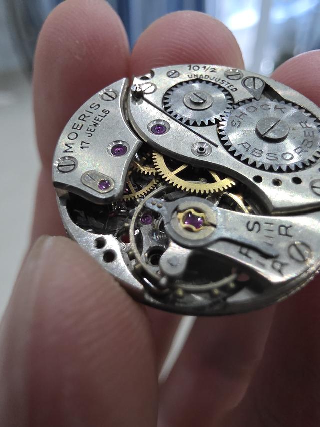 A.อะไหล่เครื่อง นาฬิกา Moeris Swiss ของสะสม สวยหายาก ขายตามสภาพ พร้อมส่ง รูปย่อยที่ 4