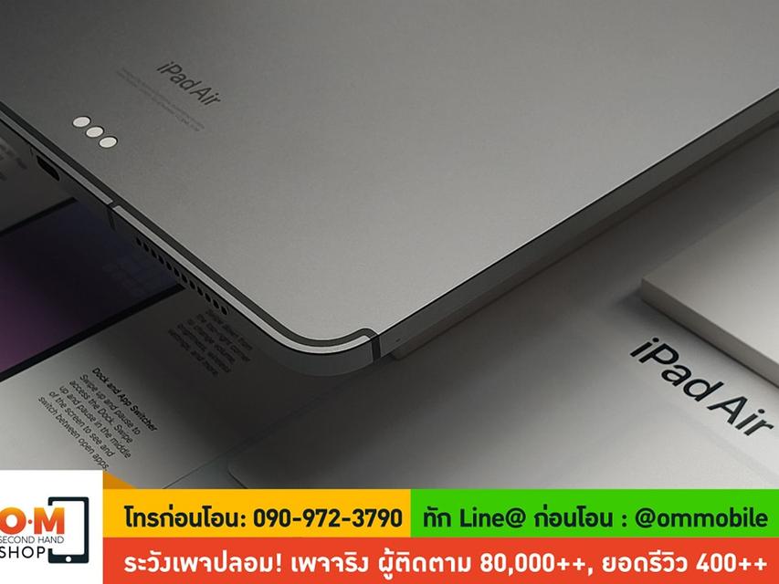 ขาย/แลก iPad Air5 M1 64GB Cellular + Wifi Space Gray ศูนย์ไทย ประกันยาว 17/12/2025 สภาพสวยมาก ครบกล่อง เพียง 16,990 บาท  4